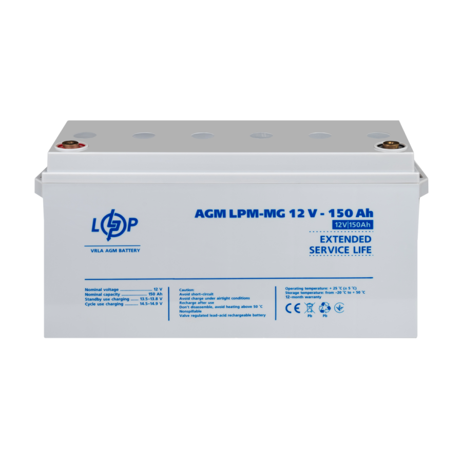 Акумулятор мультигелевий LPM-MG 12V - 150 Ah