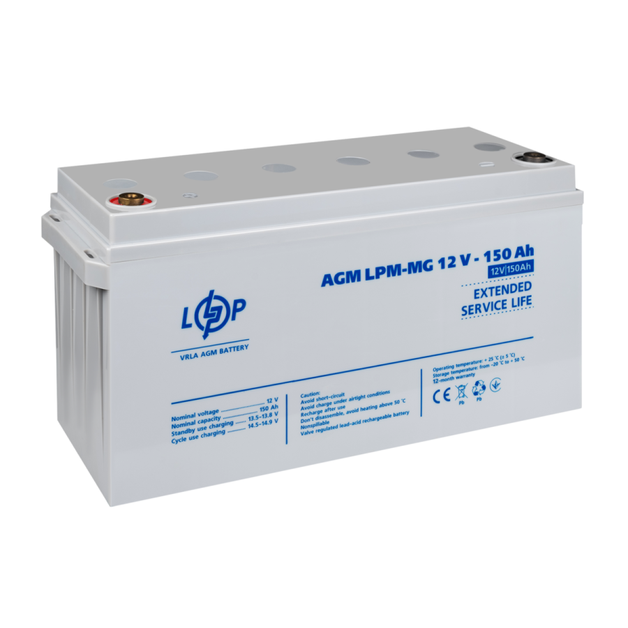Акумулятор мультигелевий LPM-MG 12V - 150 Ah
