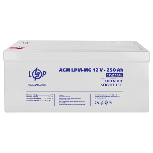 Акумулятор мультигелевий LPM-MG 12V - 250 Ah