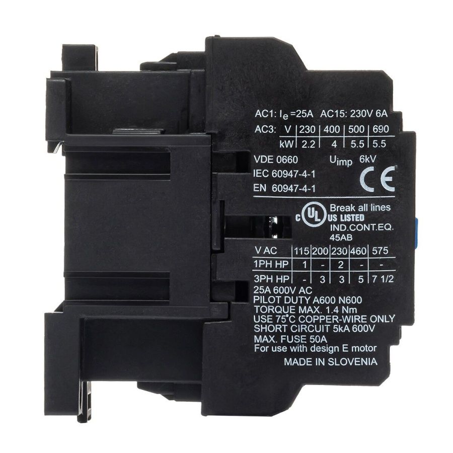 Контактор KNL9-10 9А 1НВ 220/240В 50/60 Гц (30050474000)