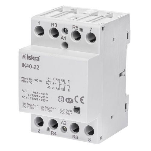 Контактор IK40-22 40А 2НВ+2НЗ 220/240 В 50/60 Гц (30045150000)