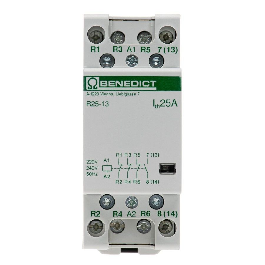 Контактор R25-13 25А 1NO + 3NC 230В 50Hz (16512)