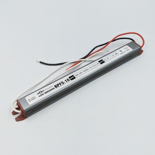 Блок питания 12В 18Вт 1.5А IP67 BPFS-18-12 Stick металлический Герметичный корпус