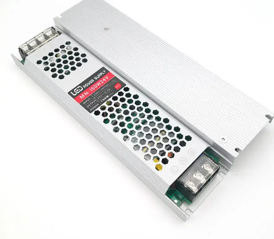 Блок живлення LT 24В 150Вт 6,3А IP20 MN-150W 24V ultra thin мет. перф.