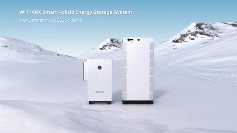 Гібридний інвертор на 75 кВт 3Ф 400В WIT 75K-HU Growatt