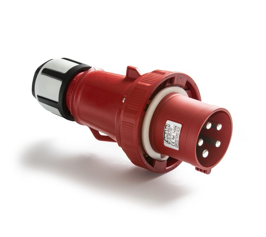 Вилка кабельна Famatel 3P+E+N, 63A, 400В, IP67