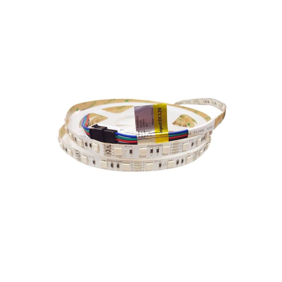 Лед стрічка RISHANG 12В 5050-60 12.9Вт 560Лм RD0060AQ RGB IP20