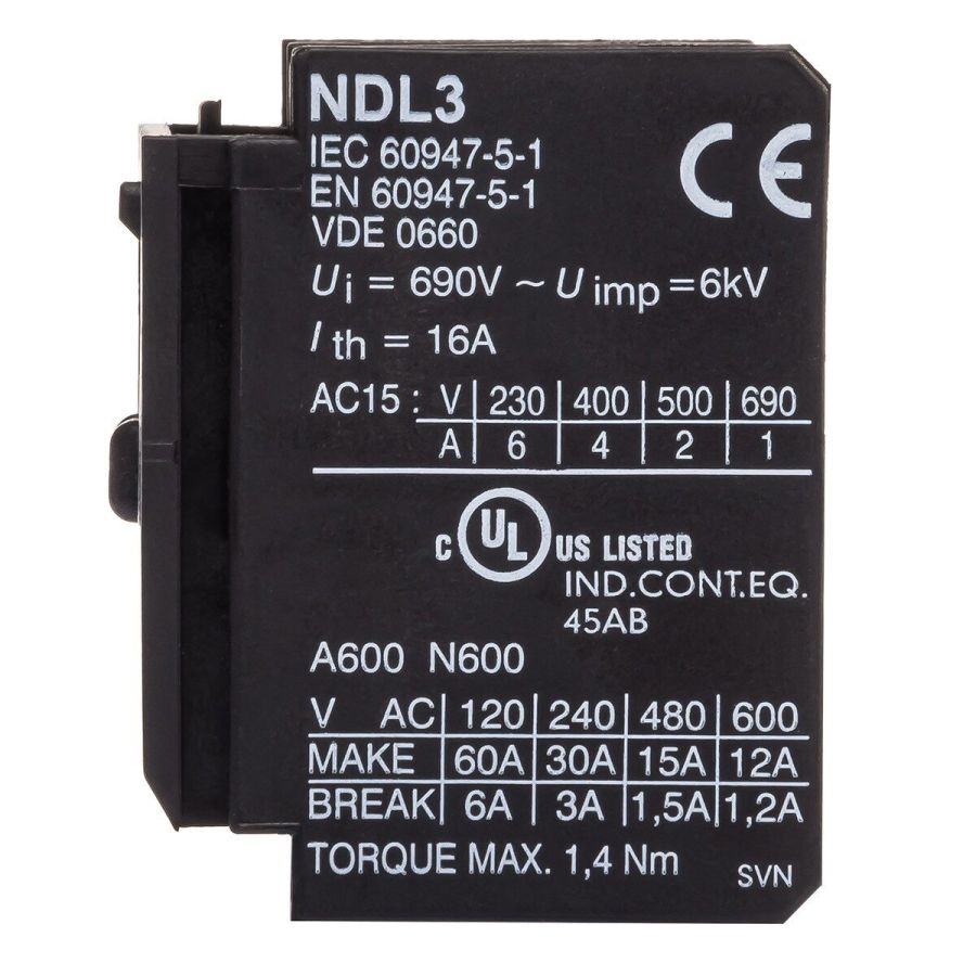 Додатковий контакт NDL3-11 1НВ+1НЗ для KNL 22-38 (038422836000)