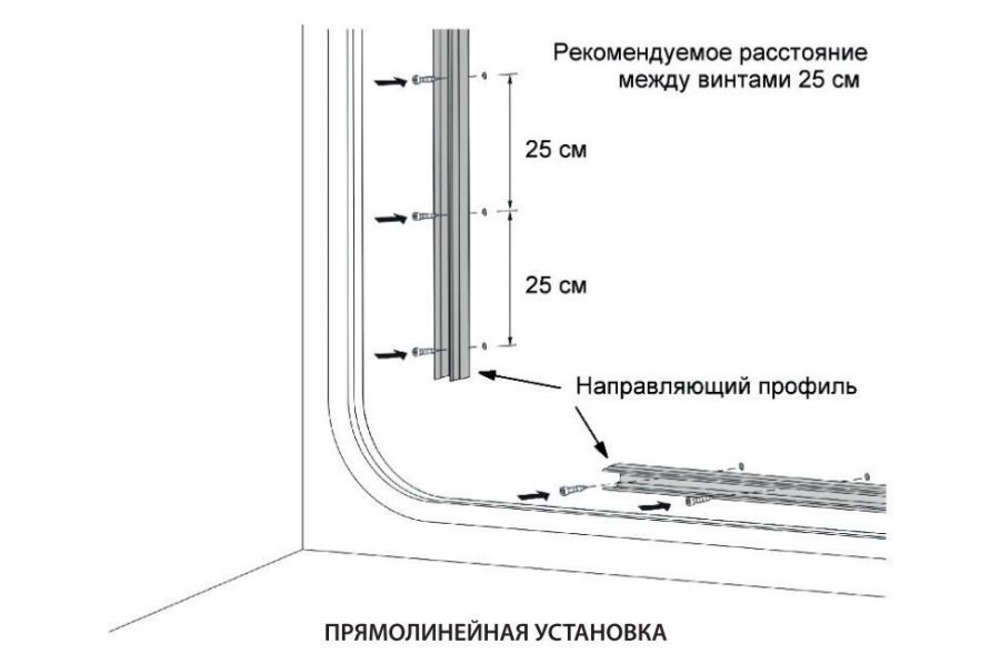 Светодиодный неон PROLUM™ 8x16, IP68, 220V, Series "GL", Красный, PRO
