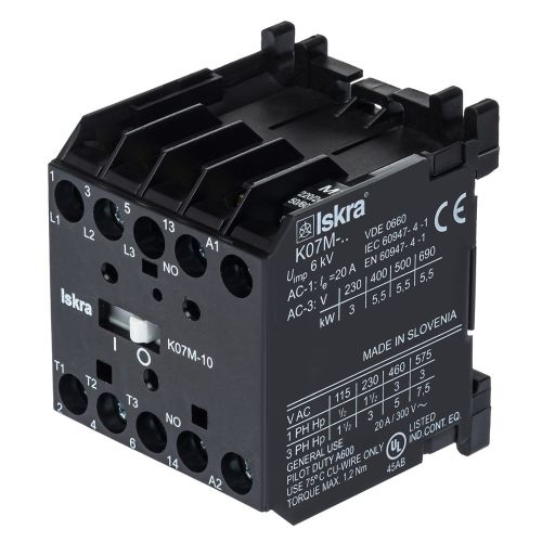 Контактор K07M-10 20A 1НВ 220/240 В 50/60 Гц (30041173000)