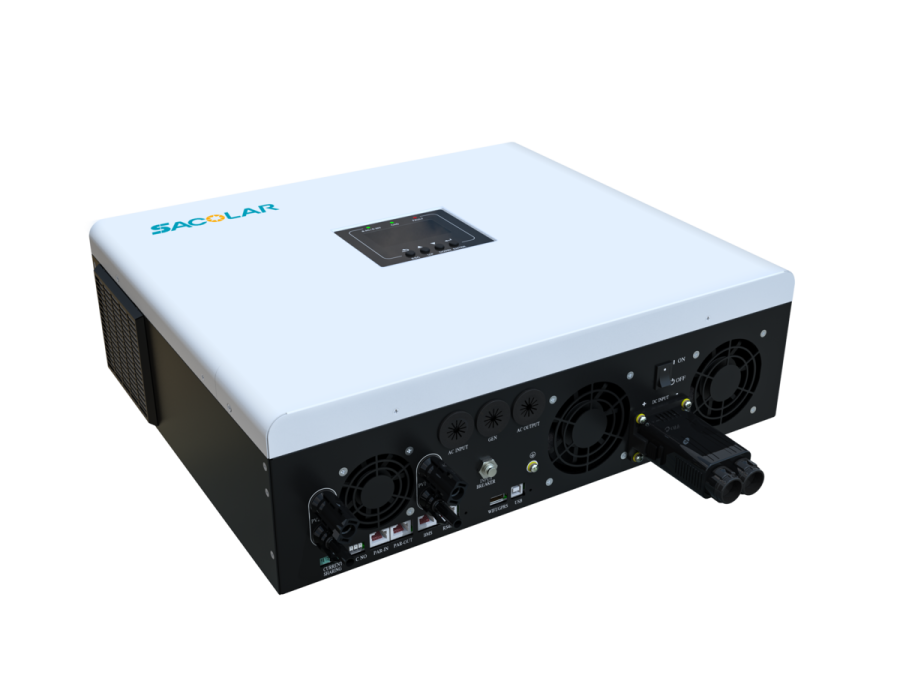 Комплект off-grid інвертор M6000H-48-BP 6 кВт 230В + акумуляторна батарея STR5L-A1 5 кВт Sacolar