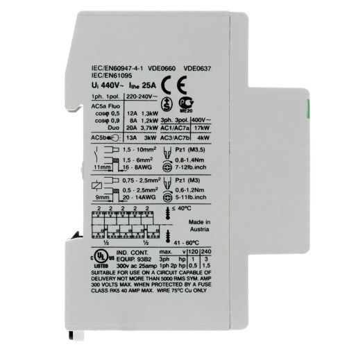 Контактор R25-40 25А 4NO 230В 50Hz (16373)