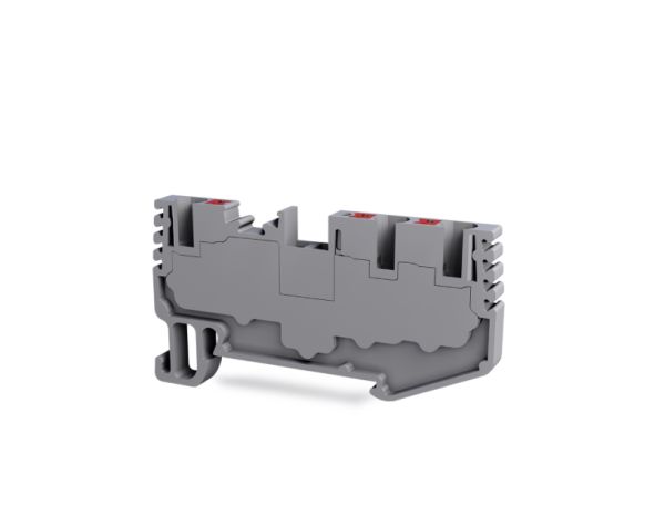Клемма пружинная багатоконтактна TBLOC PFT 2,5 1X2 сіра