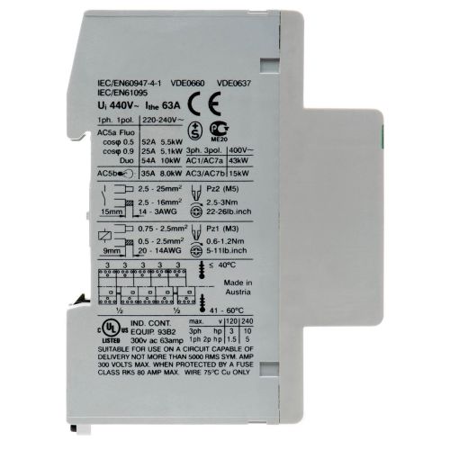 Контактор R63-04 63А 4NC 230В 50Hz (16529)