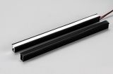 Светодиодный профиль врезной 9.6х23.3мм ALP PXG-103A BL C16 Черный по 3м
