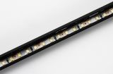 Светодиодный профиль врезной 9.6х23.3мм ALP PXG-103A BL C16 Черный по 3м