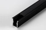 Светодиодный профиль врезной 9.6х23.3мм ALP PXG-103A BL C16 Черный по 3м
