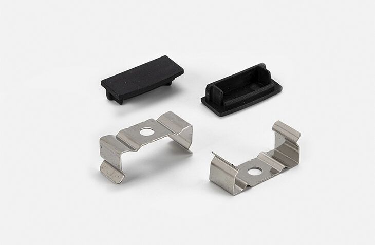 Лед профіль накладний 9.6х23.3мм ALP PXG-204-1 BL C18 чорний по 3м