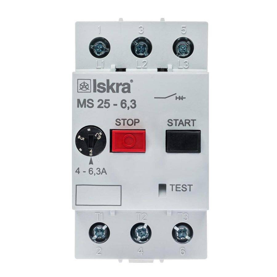 MS25-6,3А 1.1-4 кВт 4...6.3 A
