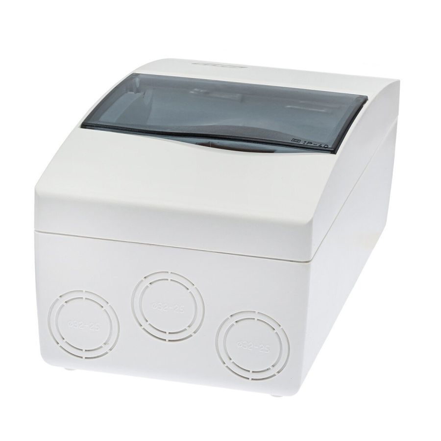 Розподільчий щит IDE 4 модуля IP40 з шинами N і PE 228x120x99 мм (BV4PT/RR)