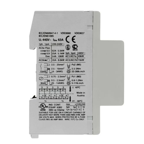 Контактор R63-40 63А 4NO 230В 50Hz (16530)