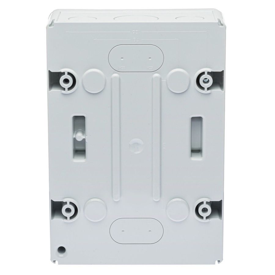 Розподільчий щит IDE 4 модуля IP65 з шинами N і PE 231x166x113 мм (CDN4PT/RR)