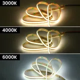Лед лента LED TECH 24В СОВ-720 8Вт 900Лм FCOB FREE CUT 4000K IP20