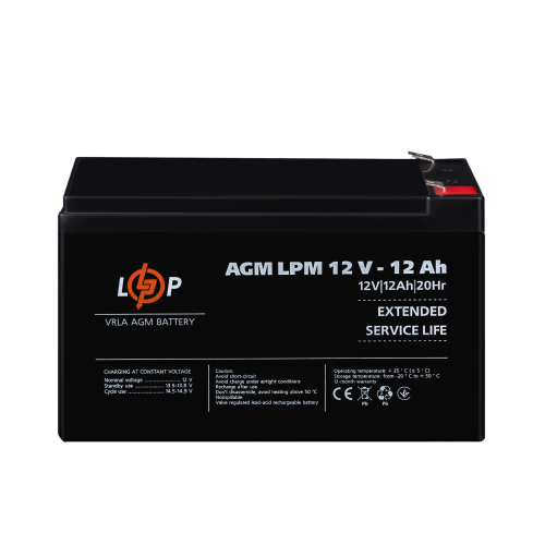 Аккумулятор AGM LPM 12V - 12 Ah
