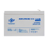 Акумулятор мультигелевий LPM-MG 12V - 7.2 Ah