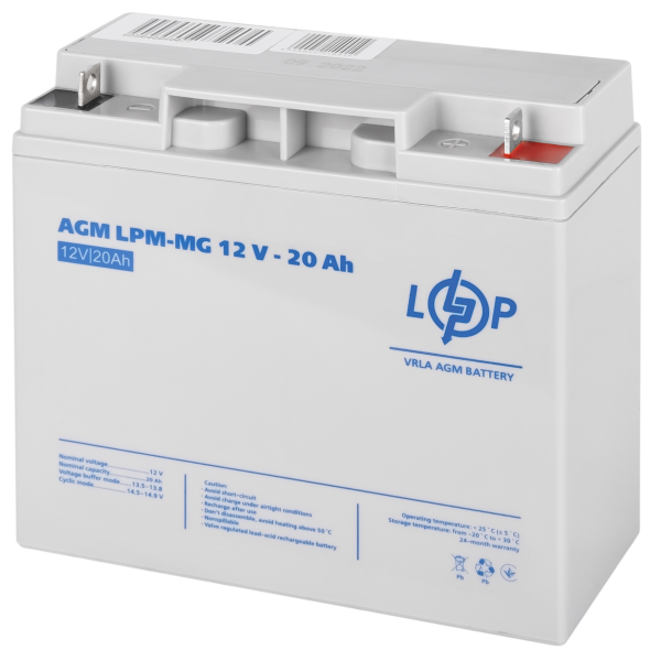 Аккумулятор мультигелевый LPM-MG 12V - 20 Ah