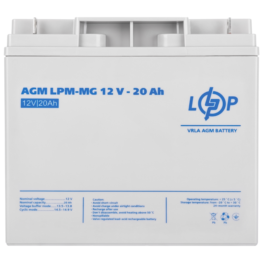 Аккумулятор мультигелевый LPM-MG 12V - 20 Ah
