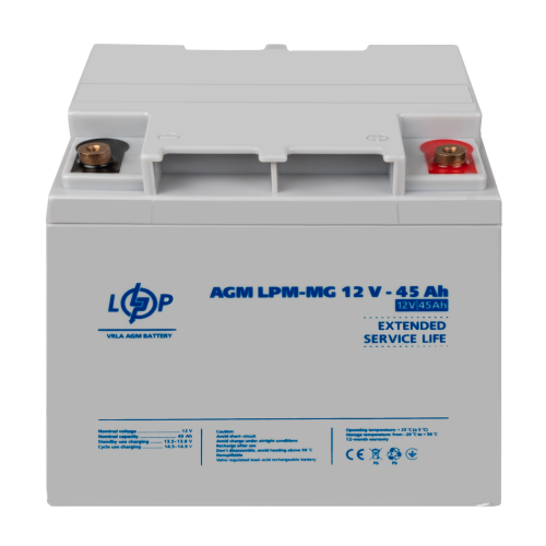 Акумулятор мультигелевий LPM-MG 12V - 45 Ah