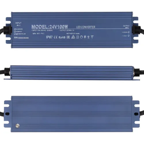 Блок питания LT 24V100W 24В 100Вт 4,2А IP67 Slim мет. герм.