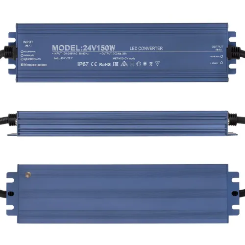 Блок живлення LT 24V150W 24В 150Вт 3,3А IP67 Slim мет. герм.