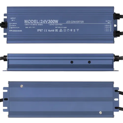 Блок питания LT 24V300W 24В 300Вт 12.5А IP67 Slim мет. герм.