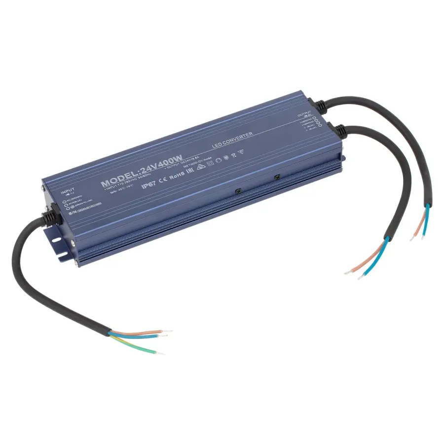 Блок питания LT 24V400W 24В 400Вт 16,7А IP67 Slim мет. герм.