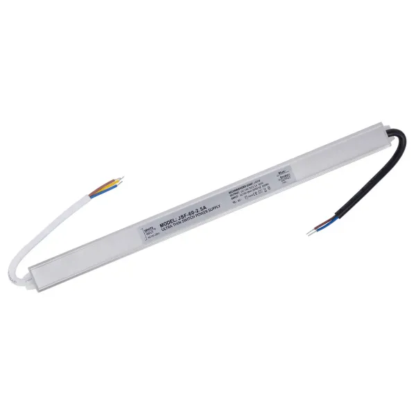 Блок живлення LT 24В 60Вт 2.5А JSF-60-2.5A Stick алюм. герм. IP67