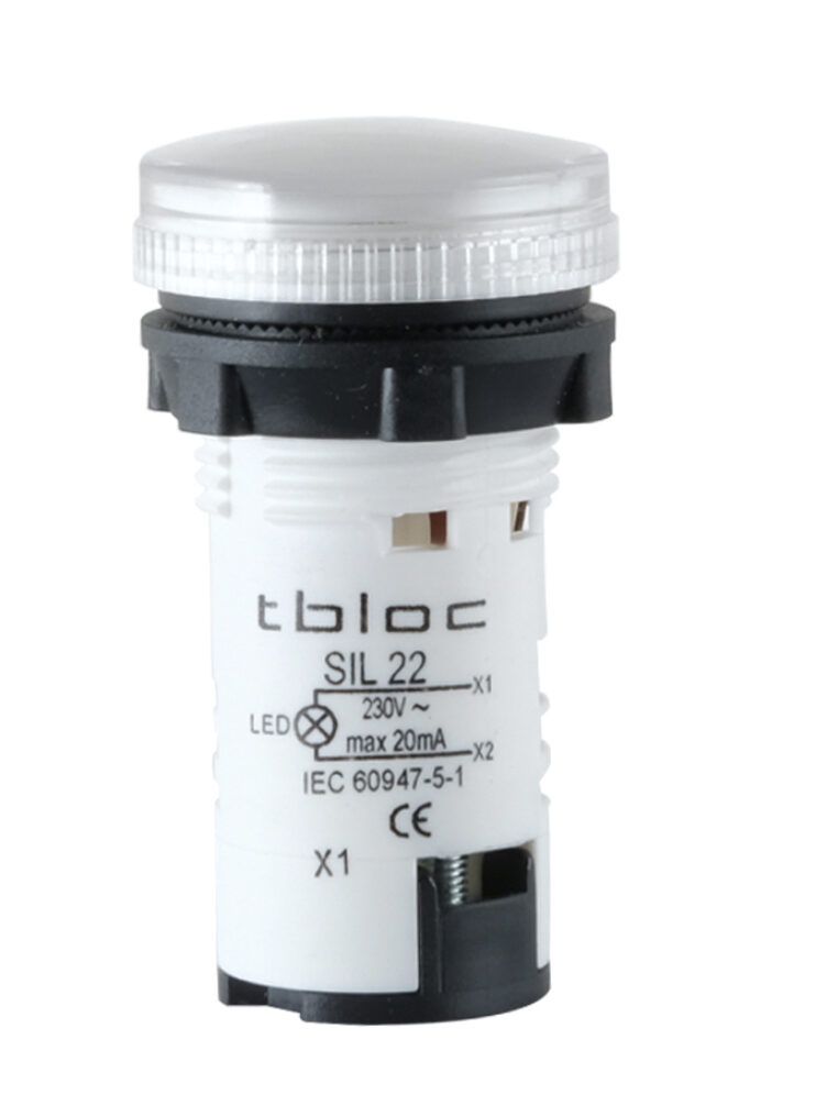 Світлосигнальна арматура TBLOC LED SIL 22-24 біла