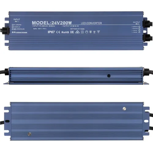 Блок живлення LT 24V200W 24В 200Вт 6,3А IP67 Slim мет. герм.