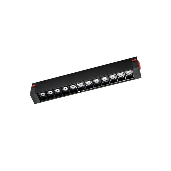 Магнітний трековий світильник PROLUM™ M25; 12W; 220V; SERIES "LD"; Білий 4000K