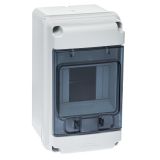 Розподільчий щит IDE 4 модуля IP65 з шинами N і PE 177x102x105 мм (CDN4G/R)