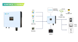 Комплект off-grid інвертор M6000H-48-BP 6 кВт 230В + акумуляторна батарея STR5L-A1 5 кВт Sacolar