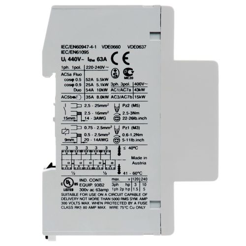 Контактор R63-40 63А 4NO 24В 50Hz (16536)