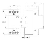 Контактор IKD25-22 25A 2НВ+2НЗ 4P AC/DС 220/240В 50/60 Гц (30046017000)