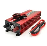Инвертор напряжения NVN-2500 (1500Вт)+LCD, 12/220V, апроксимированная синусоида, 1 универсальная розетка, клемы, Box