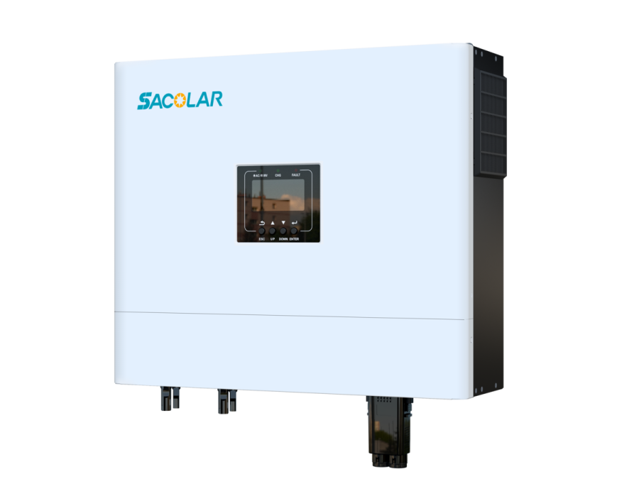 Комплект off-grid інвертор M6000H-48-BP 6 кВт 230В + акумуляторна батарея STR5L-A1 5 кВт Sacolar