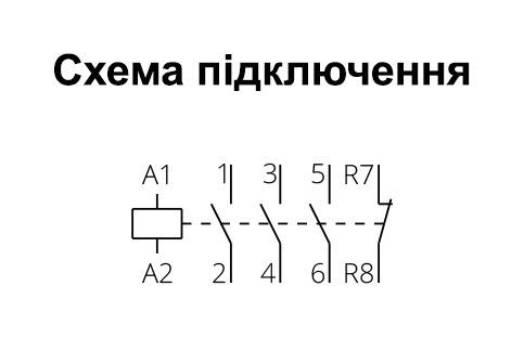 Контактор IKA25-31 25А 3НВ+1НЗ 220/240 В 50/60 Гц (30046013000)