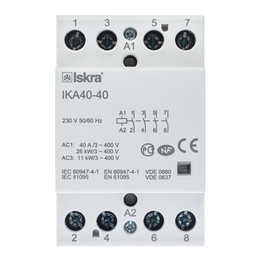 Контактор IKA40-40 40А 4НВ 230В AC 50 Гц (30045518000)