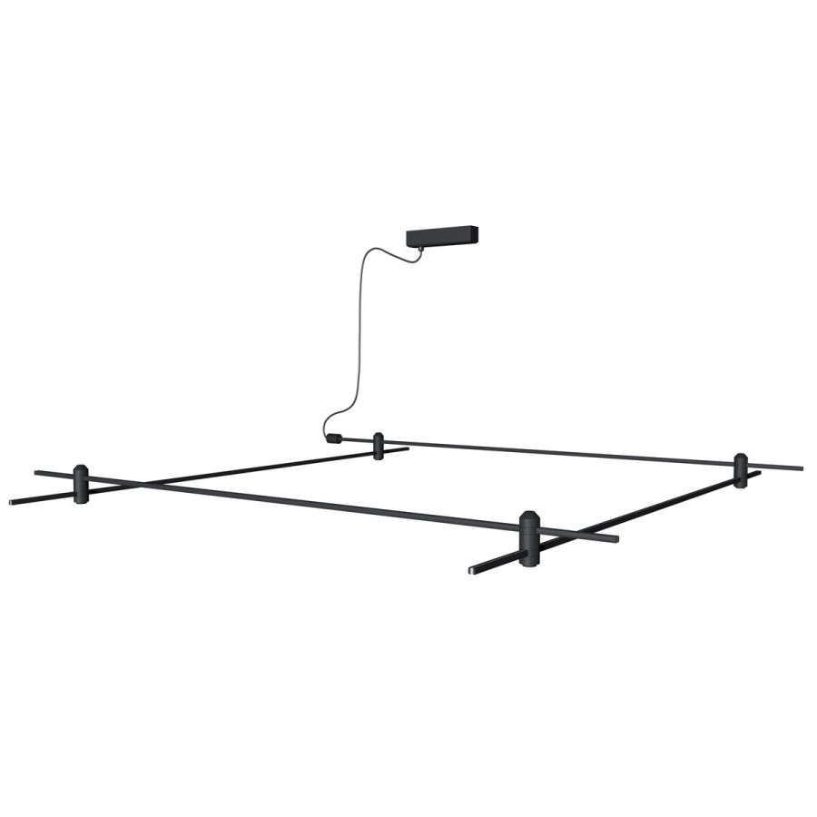 Каркас модульного освітлення SM 8878 Cube base 1500*1500 Black 100W