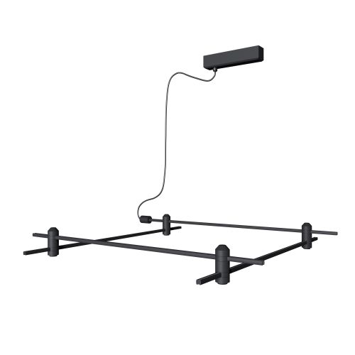Каркас модульного освітлення SM 8878 Cube base 800*800 Black 100W